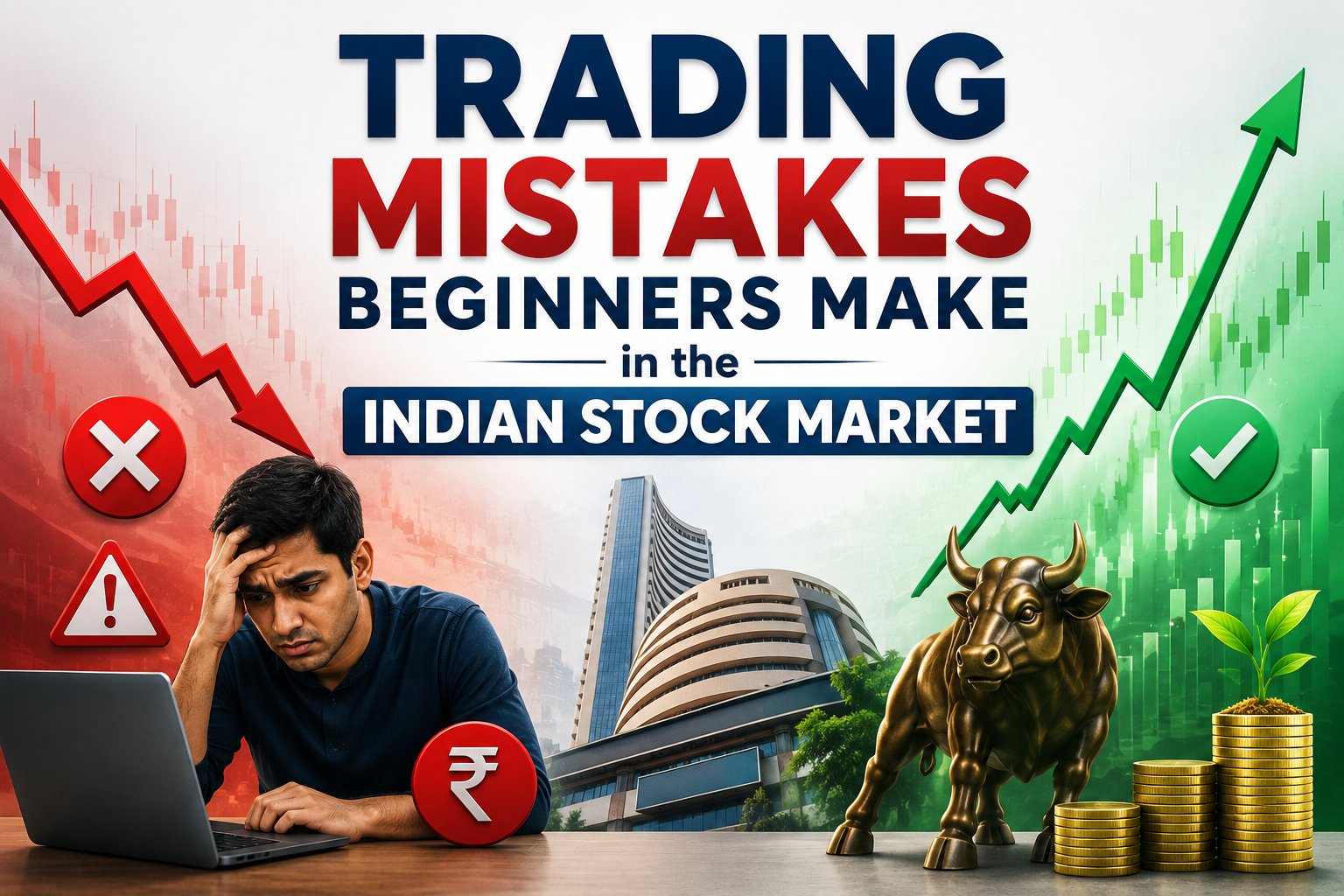 trading mistakes beginners make in the Indian stock market