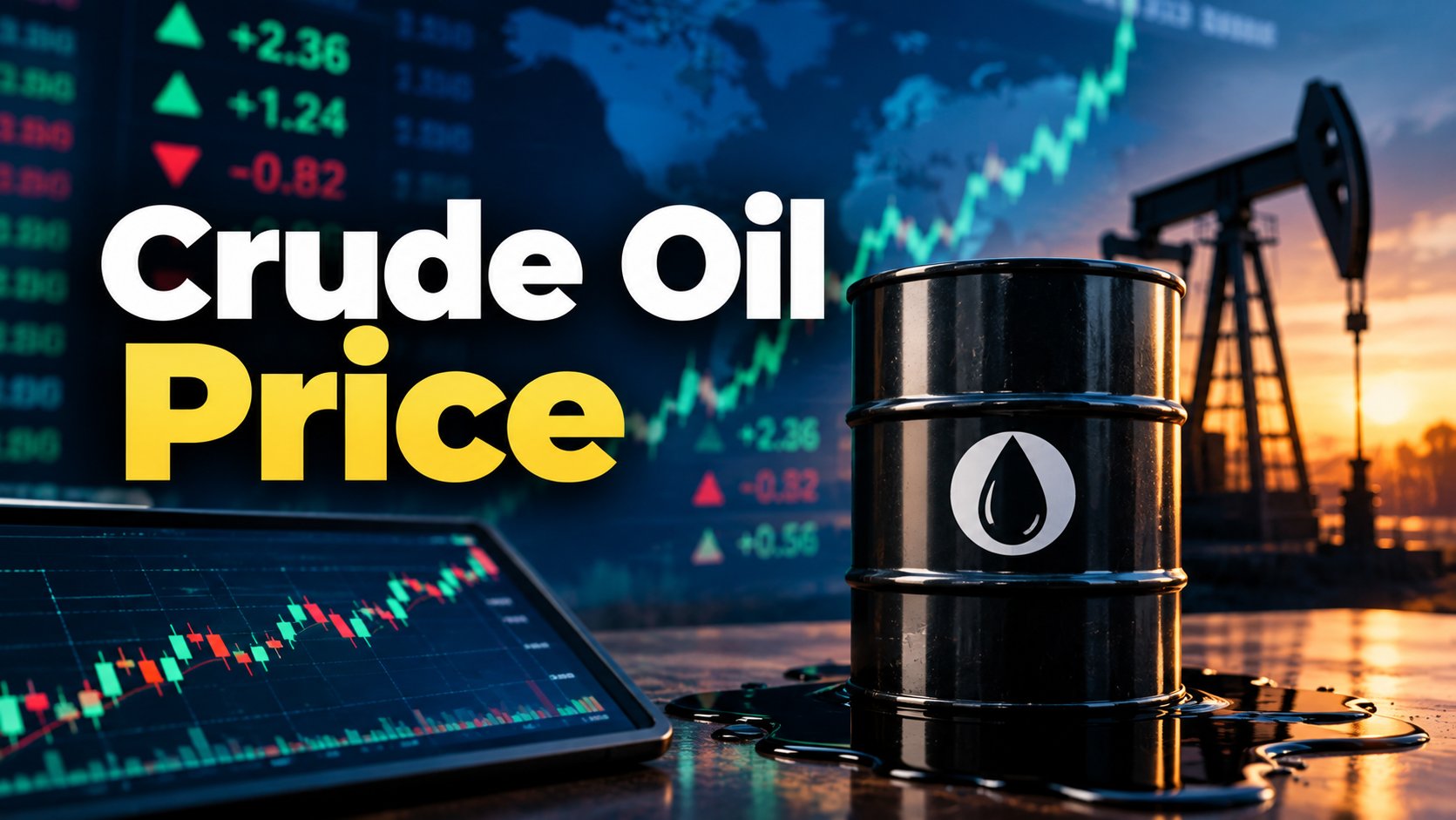 Crude Oil Price and Stock Market: How Oil Prices Affect Indian Stocks Crude oil is not just fuel for cars and trucks. It is also an input for airlines, paints, tyres, logistics and manufacturing. That is why every move in the crude oil price gets noticed in the market. India imports most of the crude it needs, so global oil swings reach Indian companies, the rupee and household budgets quickly. The link between crude oil and stock market behaviour is wider than most beginners expect. This guide explains the connection in simple terms, so oil headlines start to make real sense to you. What Is Crude Oil? Crude oil is unrefined petroleum found in underground reservoirs. The U.S. Energy Information Administration (EIA) defines it as a hydrocarbon mixture that stays liquid after basic surface separation. Refineries turn it into products such as: Petrol Diesel Aviation turbine fuel (ATF) LPG Lubricants Bitumen Major Crude Oil Benchmarks: Brent, WTI, and Indian Crude Basket The Brent crude price is the global reference and appears most in Indian news. The WTI crude price tracks the main US benchmark. The difference between Brent crude and WTI crude is mainly origin: Brent reflects seaborne North Sea crude, while WTI is tied to inland US supply. What Is Indian Crude Basket? It is the blend of crude grades that Indian refiners actually buy, and the Petroleum Planning and Analysis Cell (PPAC) publishes its price. Because it reflects what Indian refiners use, investors should track it for Indian market analysis. Benchmark Main Use Brent Crude Global pricing benchmark; important for Indian investors WTI Crude Major United States crude benchmark Indian Crude Basket Price of crude used by Indian refiners; useful for Indian market analysis Why Do Crude Oil Prices Rise and Fall? The EIA points to these main drivers: OPEC+ production decisions: cuts tighten supply, increases ease it. Global demand and economic growth: stronger growth means more fuel use. Geopolitical tensions: conflicts raise fears of shortages. Inventory levels: low stocks support prices, high stocks weigh on them. US dollar movement: a stronger dollar makes oil costlier for other buyers. Supply disruptions: outages, sanctions or weather events can cut supply suddenly. Speculation in futures markets: traders’ expectations can move prices in the short term. Impact of Crude Oil on Indian Stock Market India imports a large share of its crude, so a sustained rise can hurt the economy and the market. PPAC import and export data shows this dependence clearly. Crude rises → oil import bill rises → pressure on the rupee → inflation risk → corporate margins and investor sentiment affected India then needs more dollars to pay for oil, which can cause rupee depreciation. A weaker rupee makes imports costlier, and higher petrol, diesel and freight costs can lift inflation. This is the crude oil price impact on Indian economy in short. That is how crude oil affects stock market sentiment, and why stock market volatility often rises when oil spikes. Impact Area Effect of Rising Crude Oil Price Oil import bill Increases Rupee Can face depreciation pressure Inflation May rise Corporate margins Can come under pressure Investor sentiment May turn cautious Stock market volatility Can increase Which Stocks Benefit From Rising Crude Oil Prices? Rising oil is not bad news for everyone. Upstream oil companies such as ONGC and Oil India may gain from higher crude realisations. Oil exploration and oilfield service companies may gain if higher prices support more drilling. Some energy companies may gain, depending on their business model. The ONGC crude oil impact is easy to see, since ONGC sells the crude it produces and higher prices can lift earnings. Among oil stocks India investors follow, results also depend on output and government policy. This is education, not a recommendation. Which Stocks Fall When Crude Oil Prices Increase? Companies that use crude or fuel as an input usually feel it first. Sector Why Rising Crude Oil Price Can Hurt OMC stocks Higher input cost can pressure marketing margins Airlines Aviation turbine fuel becomes costlier Paint stocks Raw material and input costs rise Tyre stocks Higher raw material and transport costs Logistics companies Diesel and fuel expenses increase Oil marketing companies stocks such as IOC (Indian Oil Corporation), BPCL and HPCL are downstream oil companies that refine crude and sell petrol, diesel and LPG. The crude oil price impact on OMC stocks depends on retail fuel prices, government policy, taxes and how much cost the company can pass on. The crude oil impact on airlines is direct, since aviation turbine fuel is a major cost, and aviation stocks often react quickly. Paint makers use crude-based inputs, so the crude oil impact on paint stocks comes through raw material costs. The crude oil impact on tyre stocks works the same way, with transport costs adding to it. What Happens to Indian Stocks When Crude Oil Falls? OMC stocks may benefit from lower input costs. Airlines, paints, tyres and logistics firms may see margin relief. ONGC and Oil India may face lower realisations. Lower crude can ease inflation and lift market mood. The crude oil and stock market link works both ways, so falling crude is not automatically positive for every stock. A sharp fall can also signal weak global demand, which worries markets. How to Track Crude Oil Prices in India Beginners can follow this simple checklist: Track Brent and WTI for the global trend Check the Indian crude basket price on PPAC Watch the USD/INR exchange rate Follow OPEC+ announcements Check inflation data Monitor OMC margins and fuel prices Read EIA and IEA reports for global supply and demand Key Takeaways for Investors Crude oil price and stock market movement are connected, but treat oil as a macro indicator, not a buy or sell signal. India’s heavy import dependence makes oil a key macro factor. Rising oil can raise the import bill, inflation and rupee pressure. The impact of crude oil on Indian stock market differs by sector. OMCs, airlines, paints, tyres and logistics usually face pressure, while upstream firms may gain. Use official data from PPAC, EIA and IEA before drawing conclusions. FAQs How does crude oil affect the stock market? The crude oil and stock market connection runs through costs, inflation and sentiment. Higher oil raises input costs for many companies, can weaken the rupee and push inflation up, which makes investors cautious. Falling oil usually does the opposite, though sector effects differ. What happens to Indian stocks when crude oil rises? Indian stocks often turn volatile when crude rises. OMC stocks, airlines, paint, tyre and logistics companies may face margin pressure, while upstream firms like ONGC and Oil India may gain. The overall market can weaken if inflation and the rupee come under stress. Which stocks benefit from rising crude oil prices? Upstream oil companies such as ONGC and Oil India may benefit from higher realisations. Oil exploration and oilfield service companies can also gain if drilling activity rises. Results depend on each company’s business model, so this is general education and not advice. What is the difference between Brent crude and WTI crude? Crude Oil Price Market Outlook